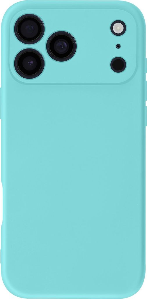 Avizar, Hülle für iPhone 17 Pro Max Soft-Touch aus Silikon SmoothGrip Serie, Türkisblau