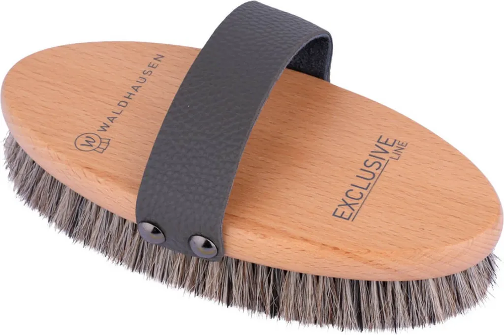 Waldhausen Brosse à cardes Exclusive Line à poils naturels de 19cm