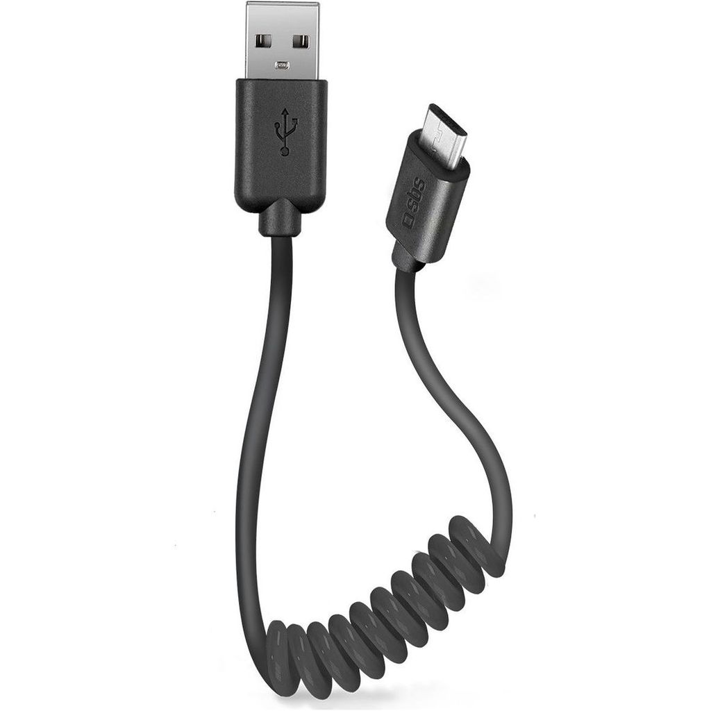 SBS TECABLETYPCSK, 0,5 m, USB A, USB C, USB 2.0, Čierna Obrázok produktu 
