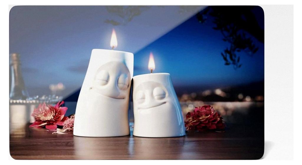 Frühstücksbrettchen „Liebeschwur“ (Resopal, 23,4 cm x 14,3 cm x 0,5 cm, blau)