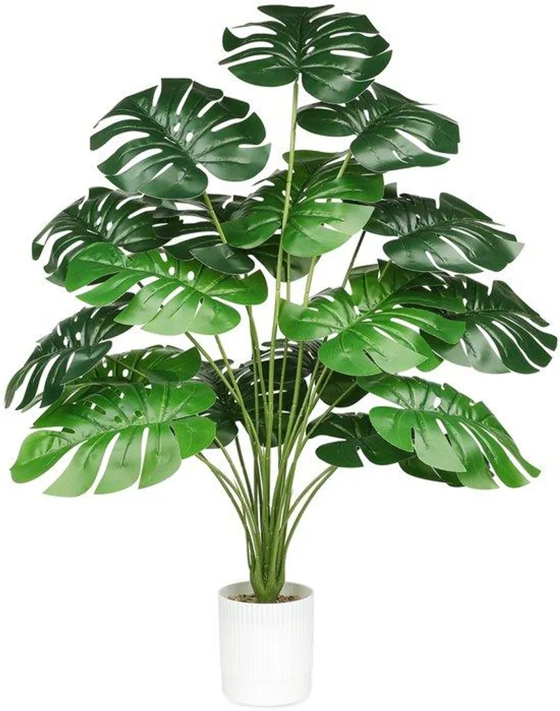 Décoration Monstera 75 cm - Plante artificielle pour bureau et salon