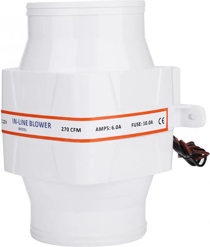 Ventilateur de Cale 4in Basse Consommation pour Yacht et Camping-car