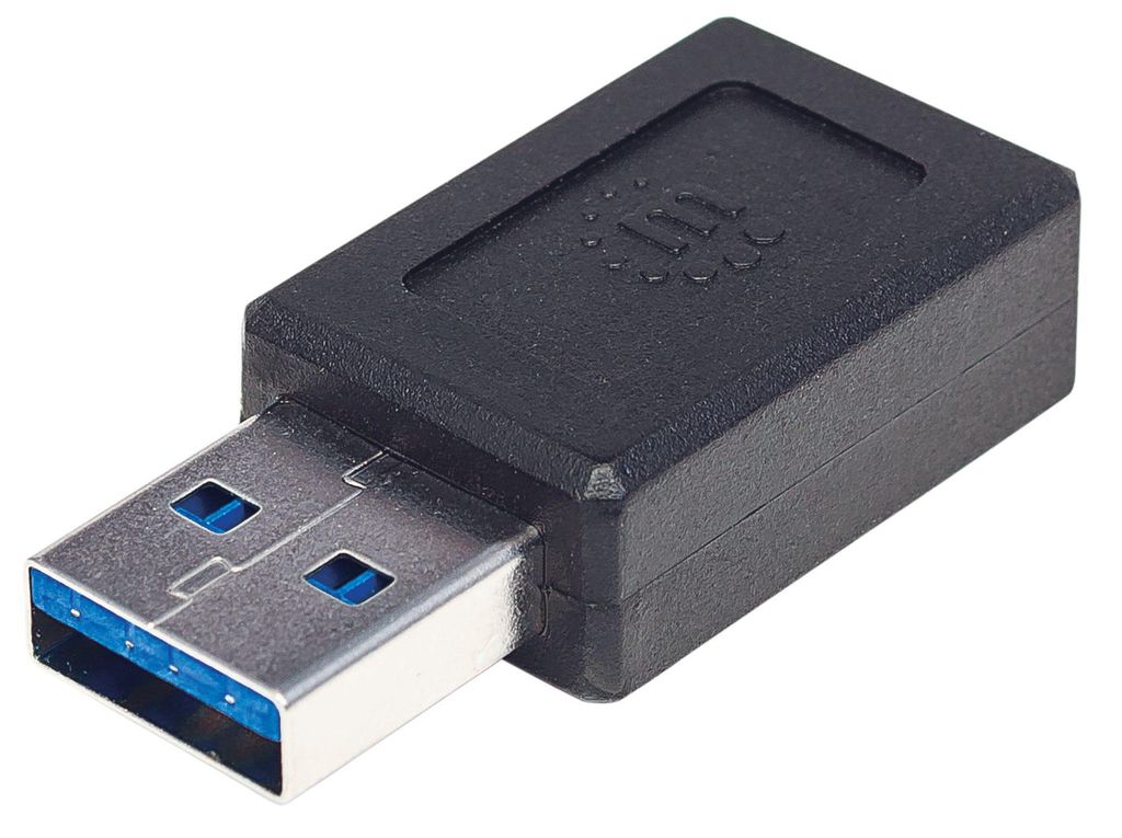 Manhattan USB 3.1 USB-A/USB-C-Adapter Stecker/Buchse Produktbild 
