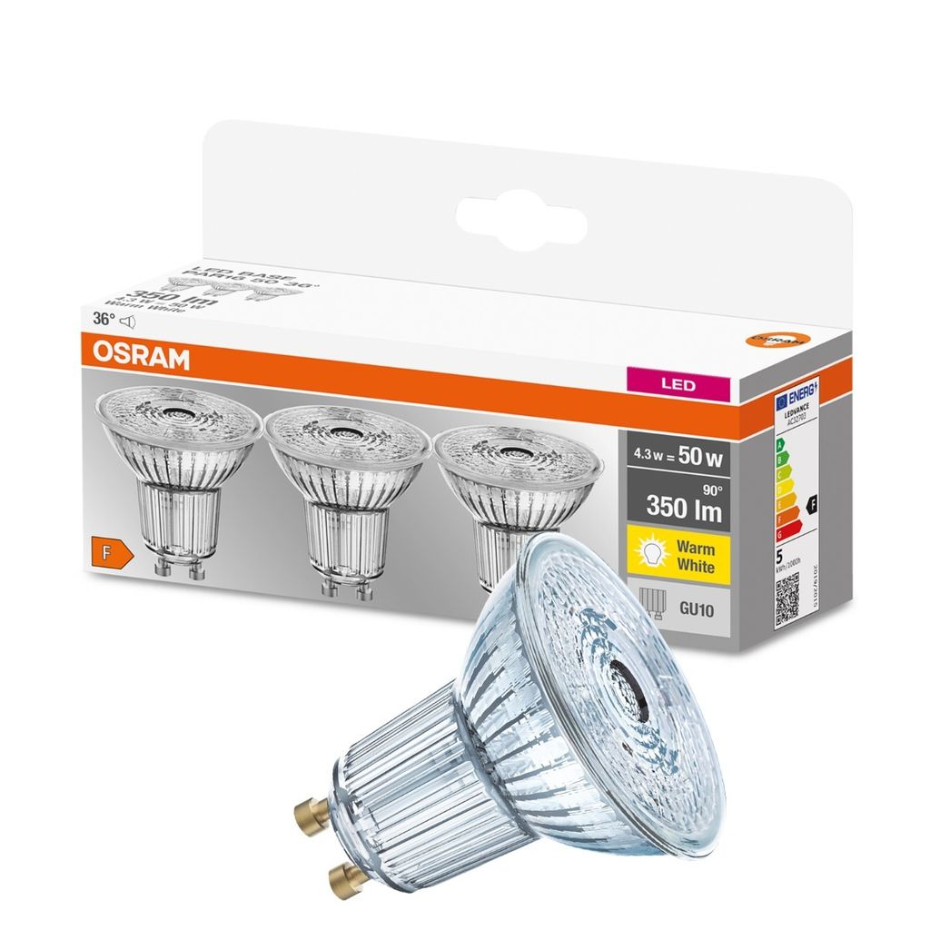 Osram Led Glühbirne 4.3W Gu10 3-Pak Produktbild 13