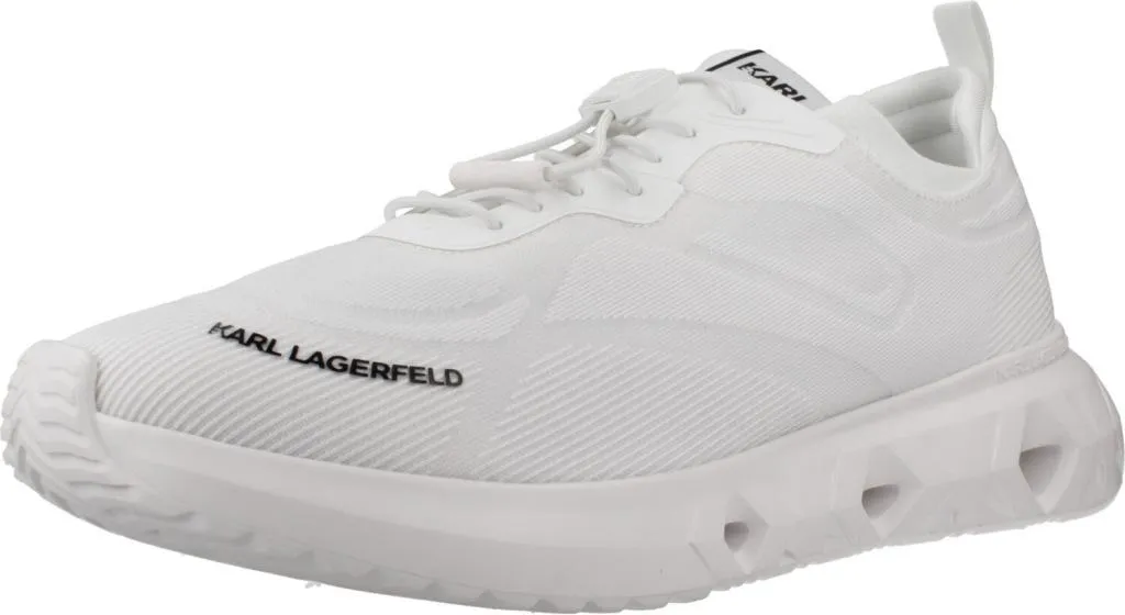 Baskets Karl Lagerfeld Kite Run Knit pour homme en coloris blanc pur
