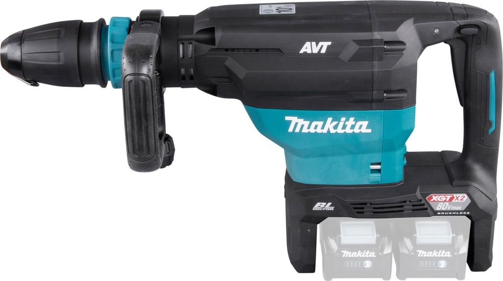 Makita HM002GZ03, SDS Max, Schwarz, Blau, 1900 J, 6,6 m/s², Produktbild 