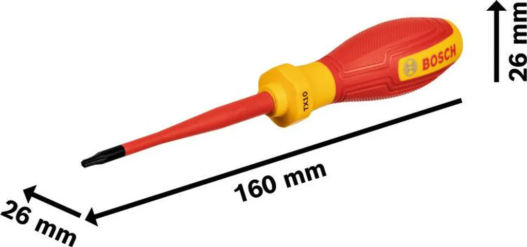 Bosch Professional 1600A02NC5: Cacciavite Torx TX10 VDE per Elettricisti