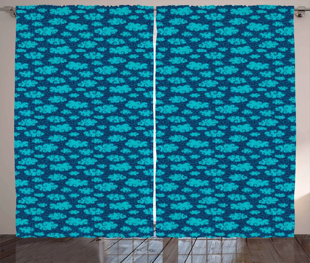 Tenda Aesthetic Blu Petrolio ABAKUHAUS 280x175 - Room Decor