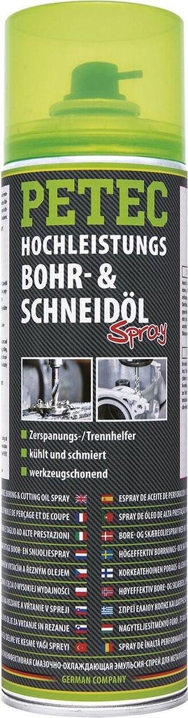 Petec Bohr- & Schneidöl Bohröl Hochleistungs Spray 500ml Produktbild 