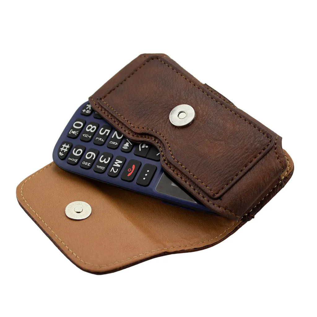 Clip e Passante Funker C65 Marrone: Vera Pelle per Tasche Incrociate - 2