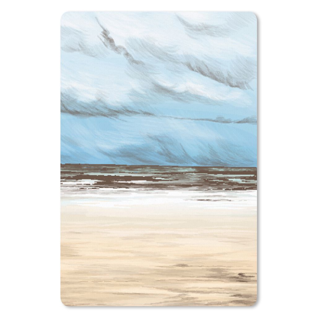 MuchoWow Mauspad Mousepad Himmel - Strand - Meer 18x27 cm - Mousepads - Maus Mat - Pad - Mausunterlage