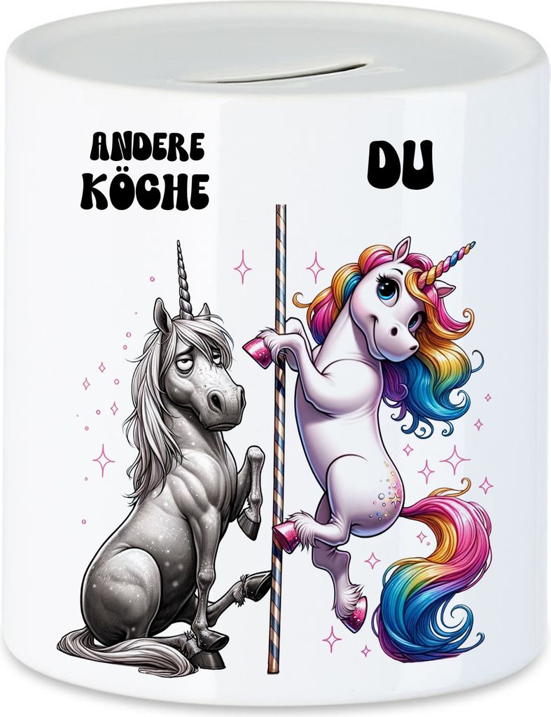 Andere Köche Du Einhorn Spardose Küchenchef Kochen Einzigartig Geschenkidee