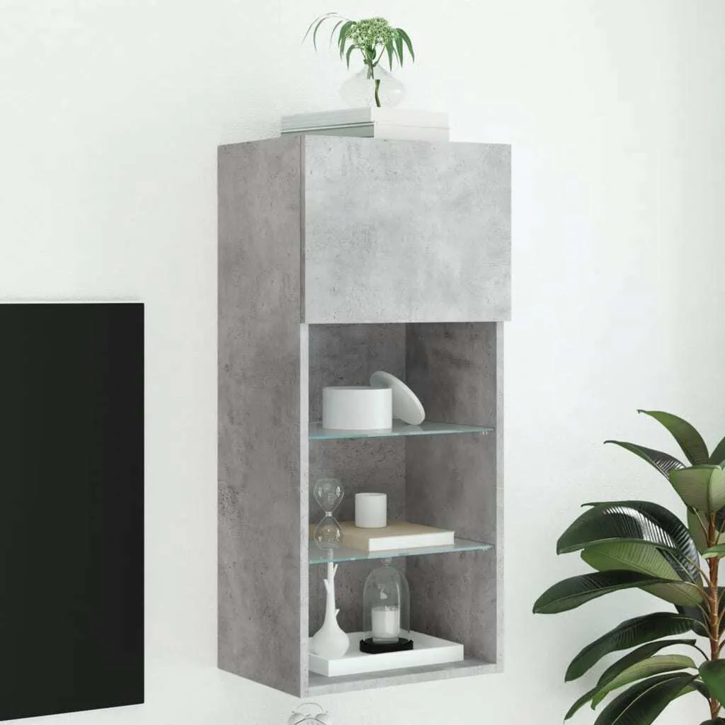 Maison Exclusive Mobile TV Grigio Cemento LED 90cm - Offerta Online