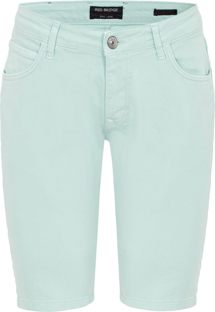Red Bridge Herren Jeans Shorts Kurze Hose Denim Capri Basic