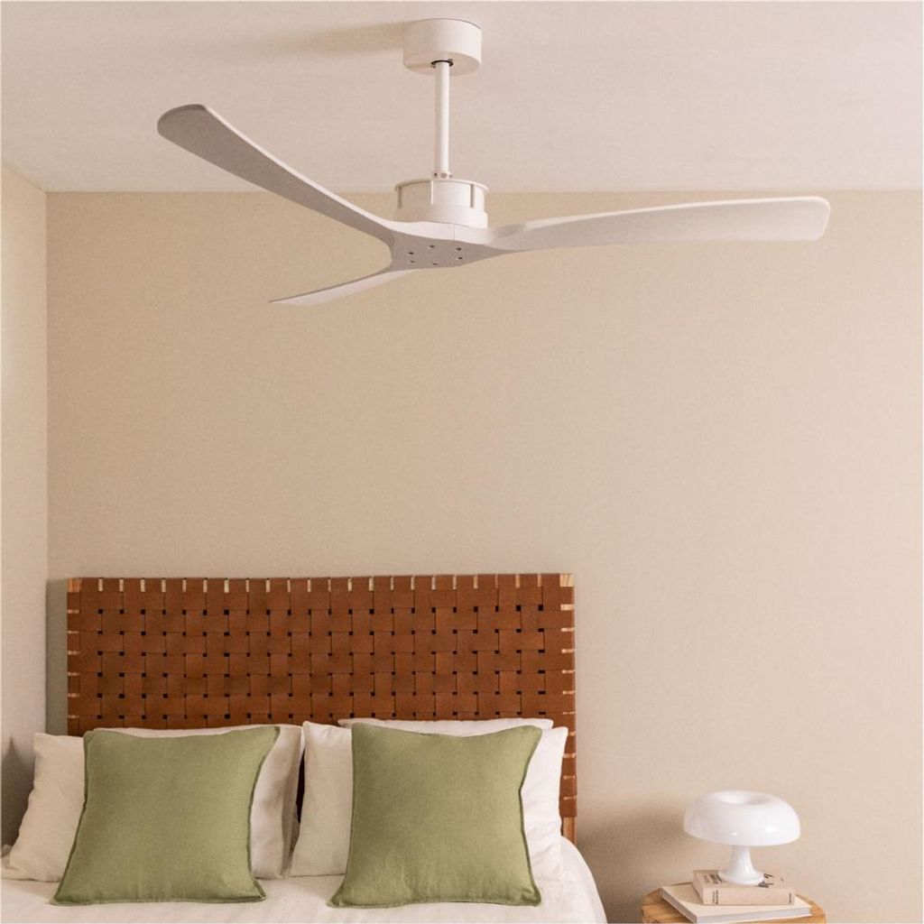 WIND LARGE - Leiser Deckenventilator 40W Ø152 cm 100% Holz