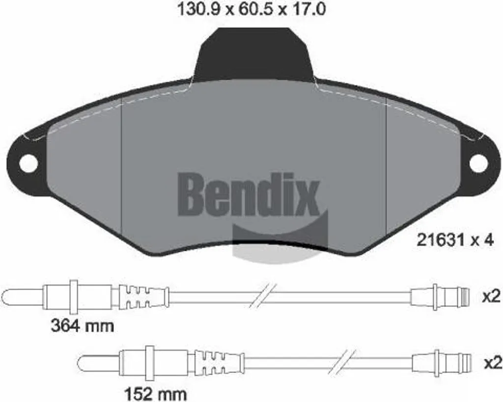 Éliminez les Sifflements avec les Plaquettes Bendix BPD1820 OE 425114
