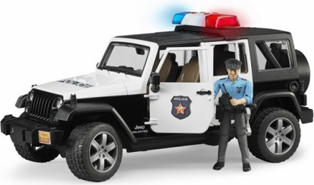Bruder 2526 Jeep Wrangler Unlimited Rubicon, politieversie Productafbeelding 