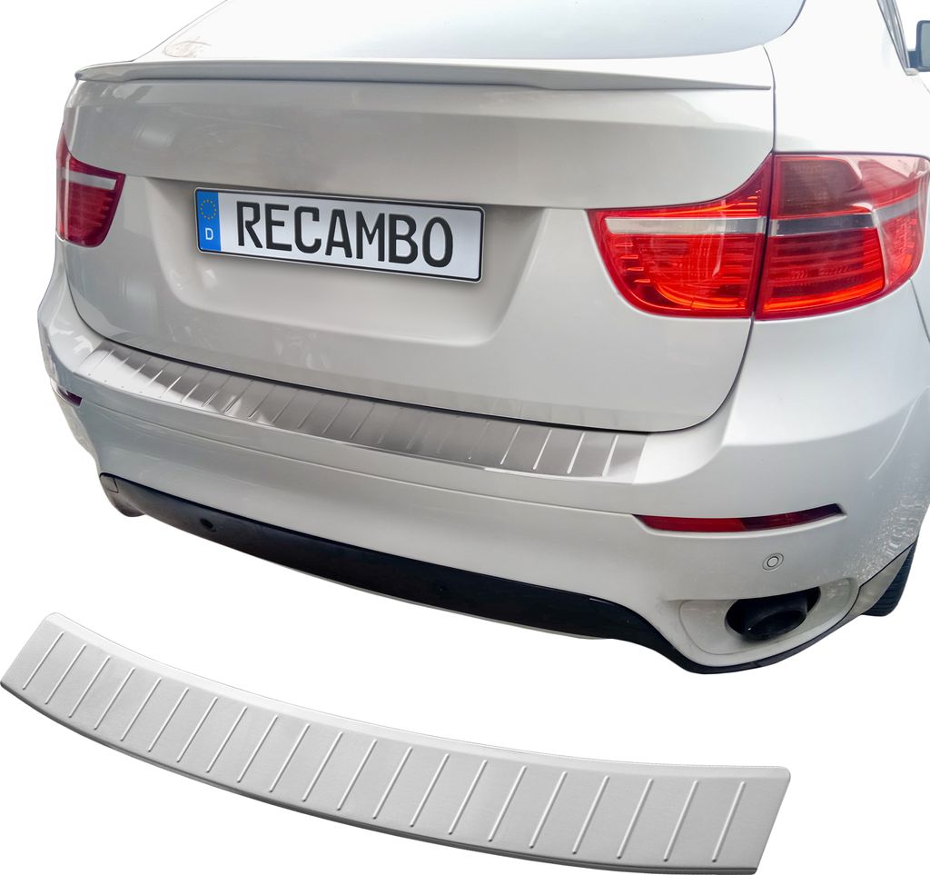 Ladekantenschutz Edelstahl Matt passend für BMW X6 | E71 E72 | BJ 2008-2014