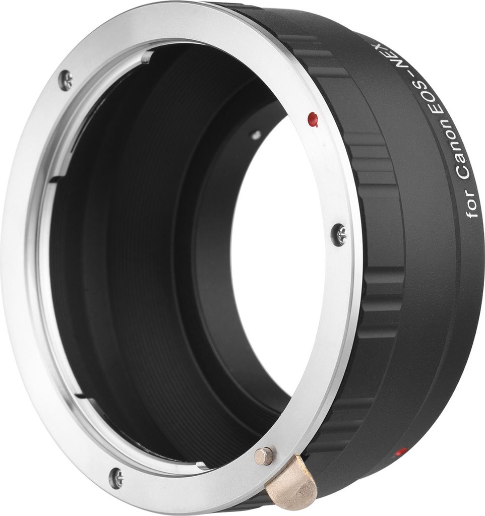 Andoer EOS-NEX Kamera Objektiv Adapterring mit Infinity Fokus Ersatz fuer Canon EOS Objektiv auf Sony Alpha NEX E Mount Kameras NEX-3 NEX-5 NEX-5N ...