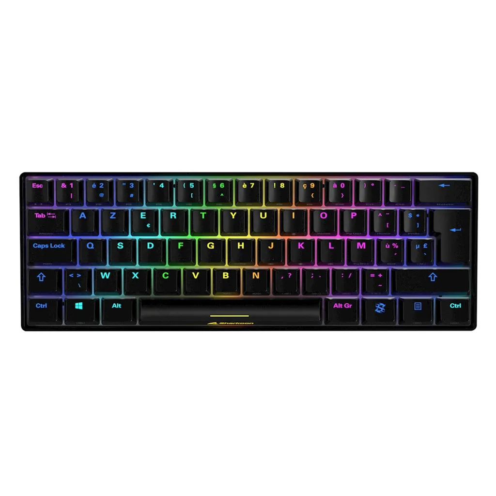 Gagnez de la Place avec le Clavier Sharkoon SGK50 S4 Gaming 60% AZERTY