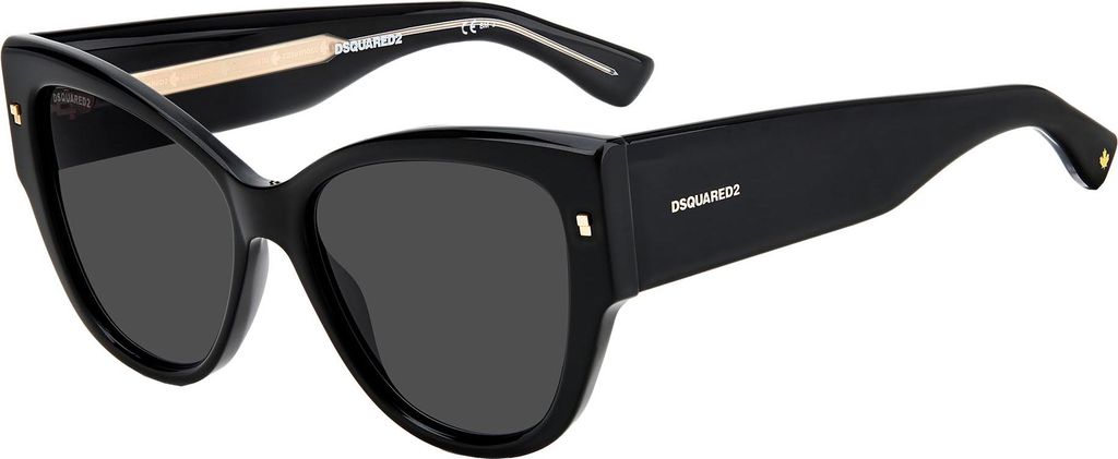 Dsquared2 D2 0016/S BLACK/GREY 56/17/145 Damenbrillen Sonnenbrillen