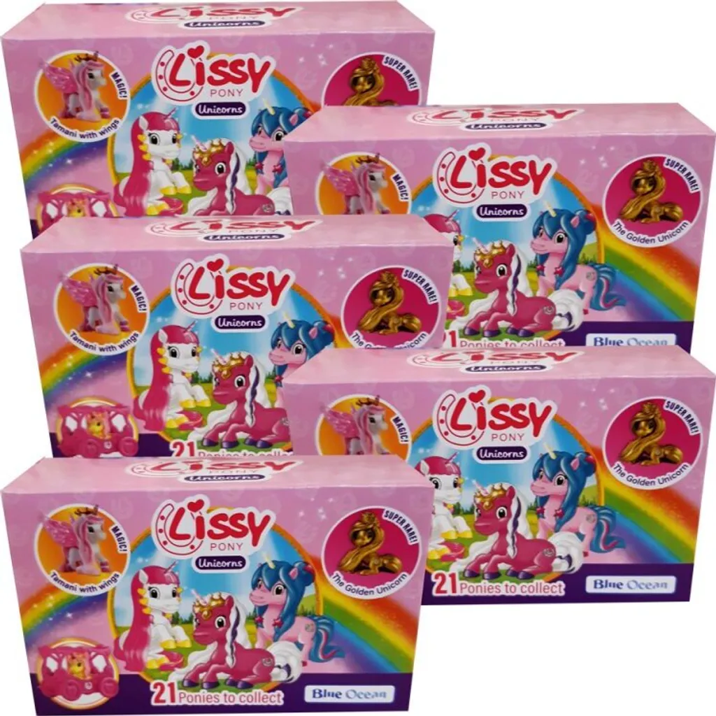 Jouet licorne avec sa calèche pour imaginer des histoires - Lissy Pony