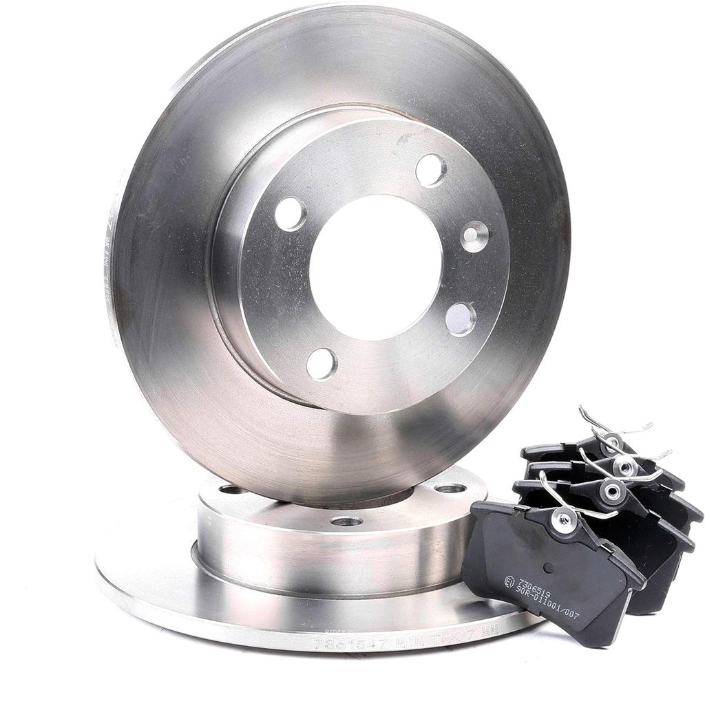 STARK Bremsen Set Hinten Bremsscheiben und Beläge für VW Golf IV Schrägheck (1J1) 232mm