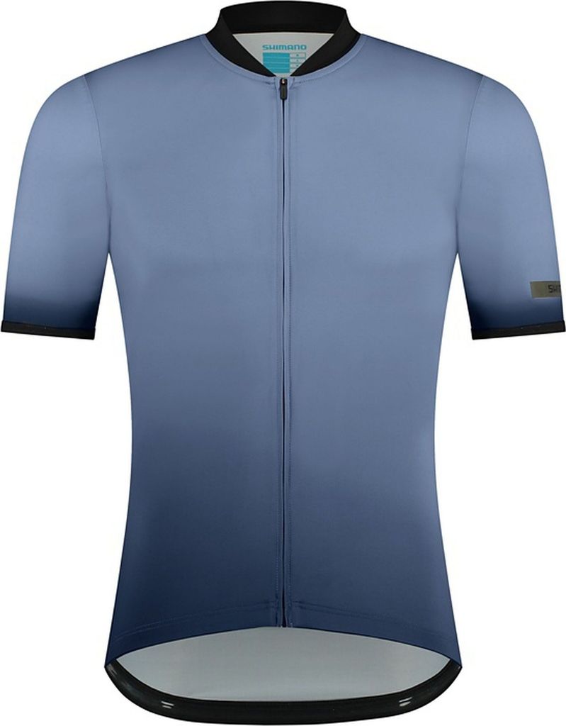 Shimano EVOLVE Avventura Short Sleeves Jersey, Indigo Blue
