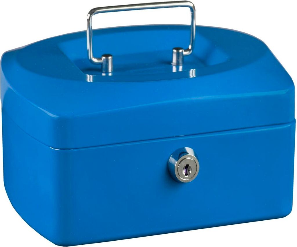 Idena Geldkassette 155x120x90mm, blau