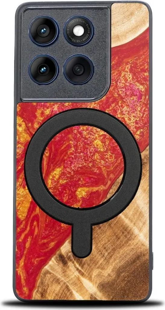 Cover di Design Bewood Motorola Edge 60 Pro Neon Parigi MagSafe 5G