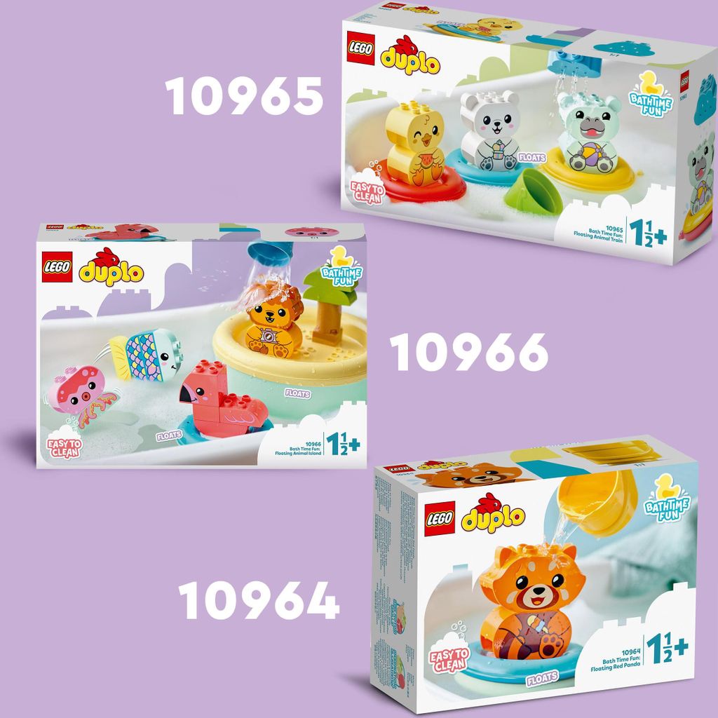 LEGO 10964 DUPLO Badewannenspaß: Schwimmender Panda, Produktbild 6