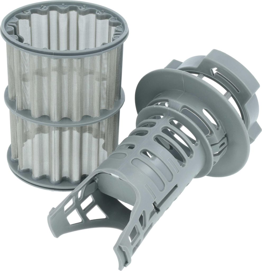 vhbw Filter kompatibel mit Neff S153ITX05E, S147ECS21E, S153ITX00E, S145HVS15E, S145ITS04E, S147EAS39E Geschirrspüler - Spülmaschinensieb, 7cm Grau