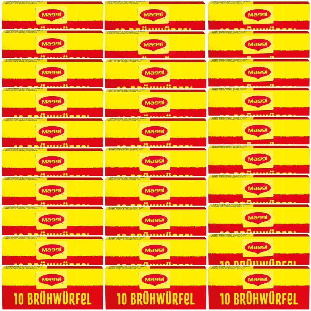 Maggi Brühwürfel VPE 30x10 Stück (30x40g Packung) Produktbild 