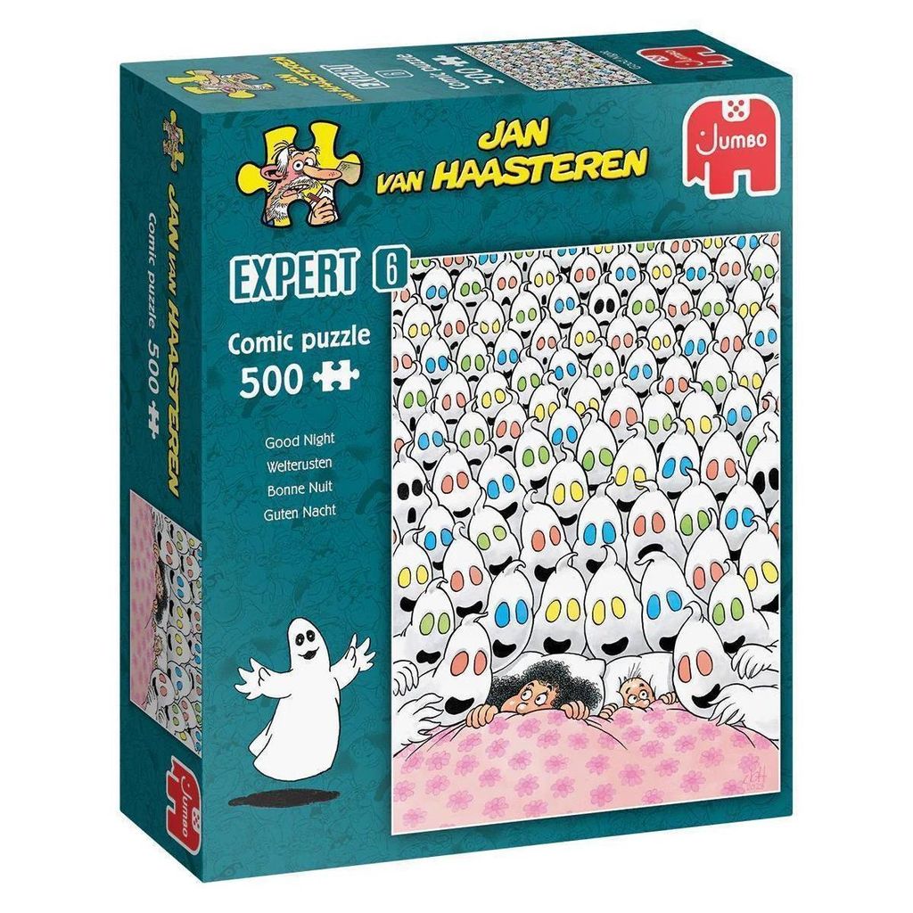 Jumbo Jan van Haasteren Puzzle - Experte 6 Gute Nacht, 500 Teile.
