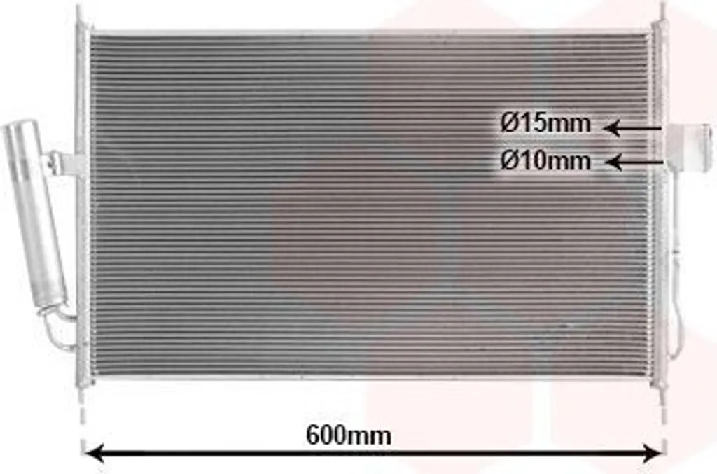 Radiateur de clim avec déshydrateur pour ISUZU D-MAX TFR et TFS Pick-up
