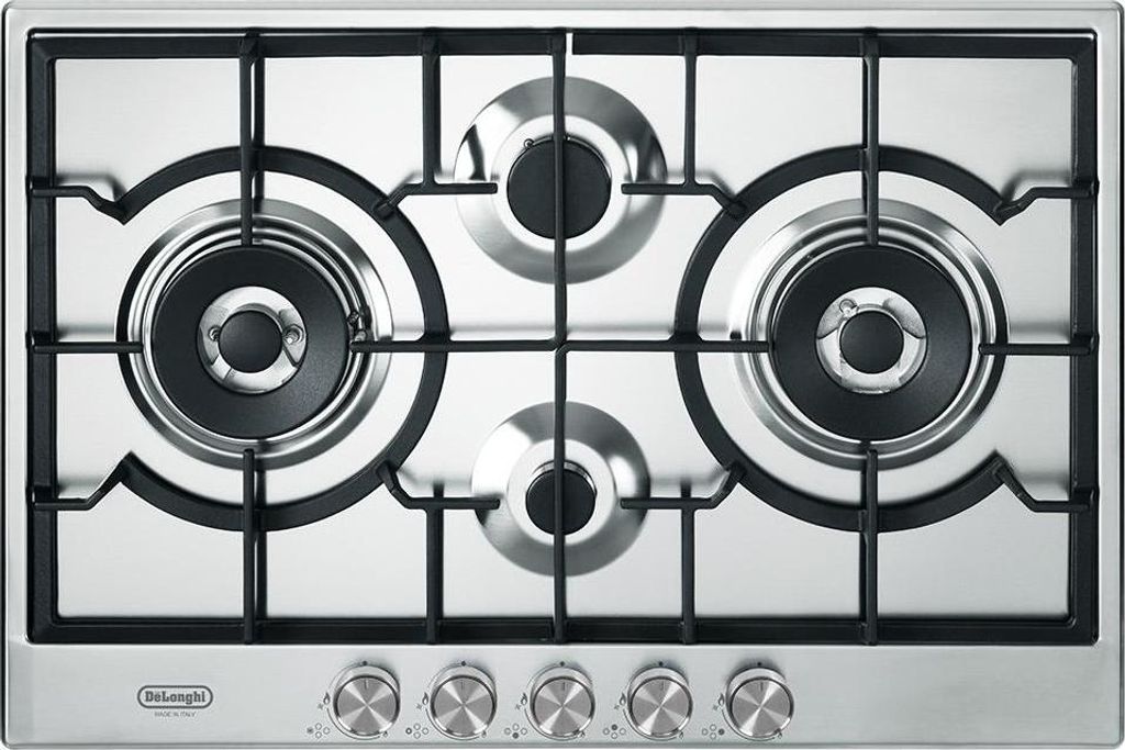 De'Longhi NSL 475 X Einbaukochfeld Edelstahl 75 cm Gas 4 Brenner