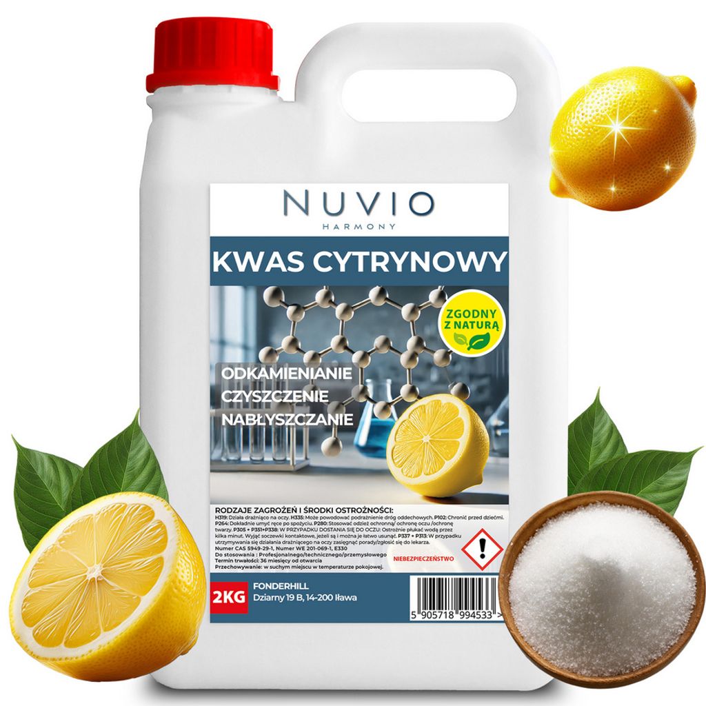 KYSELINA LITROVÁ e330 2kg Nuvio Immagine del prodotto 