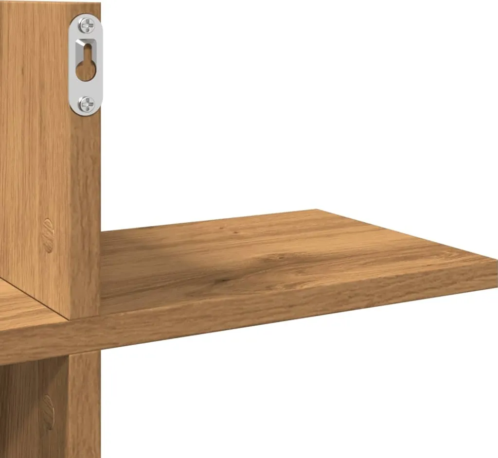 Maison Exclusive Mensola Legno Rovere 124 cm | Soluzione Salvaspazio - 8