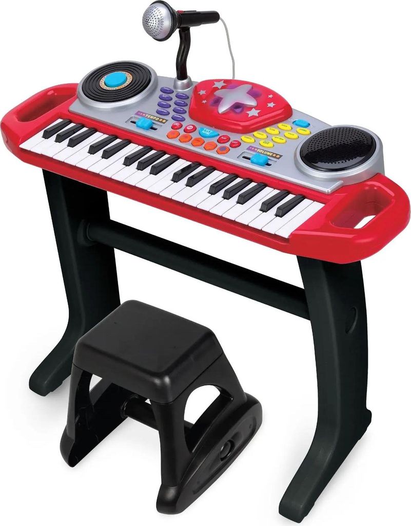WINFUN Keyboard Rock Star Set (ROT) mit 37 Tasten, Produktbild 