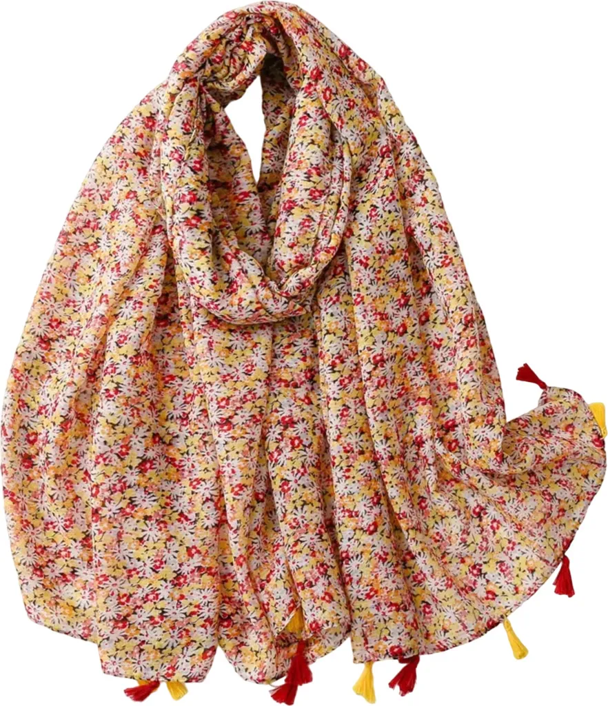 Regalo Donna Ideale: Foulard Fiore Tipo15 Elegante KP33933