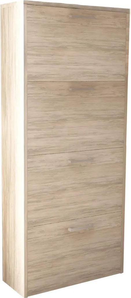 Mobile Scarpiera Slim 59x25x140 h Marrone Chiaro | MilaniHome.it - 1