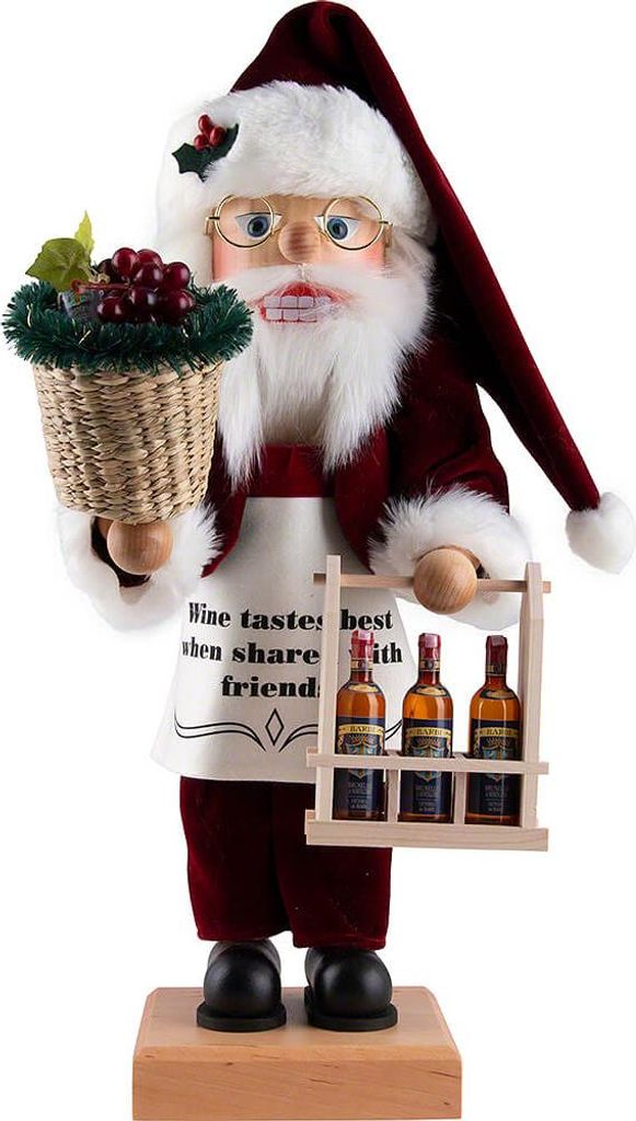 Weihnachtsmann Weinlese (48cm) Nussknacker von Christian Ulbricht