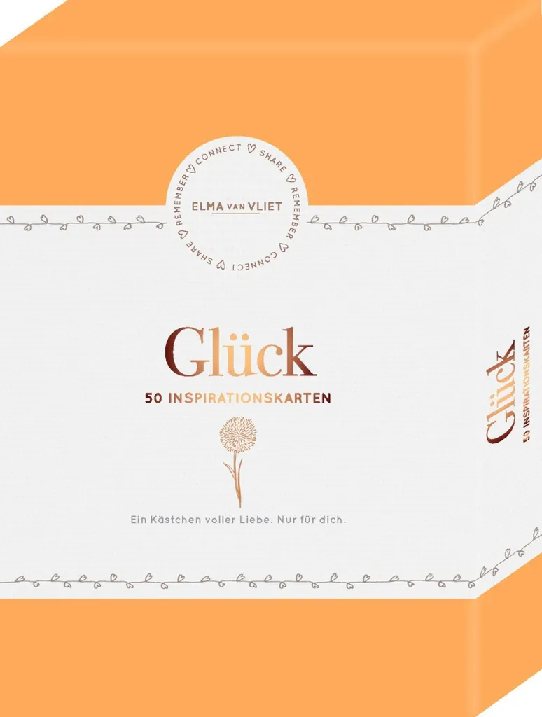 Jeu de 50 cartes d'inspiration Glück par Elma van Vliet - Développement