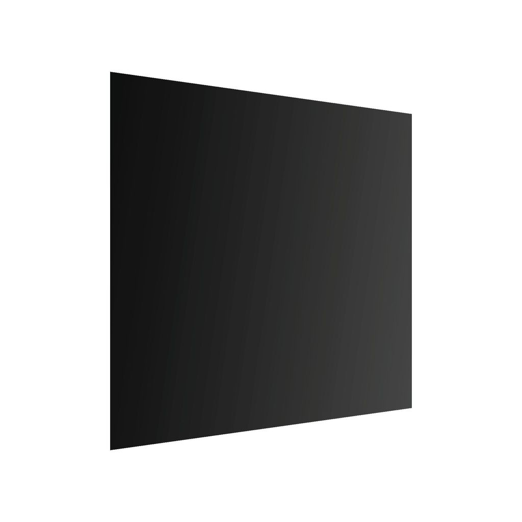 Szklana płyta ochronna na ścianę CZARNA CZERŃ 60x65cm płyta Zdjęcie produktu 