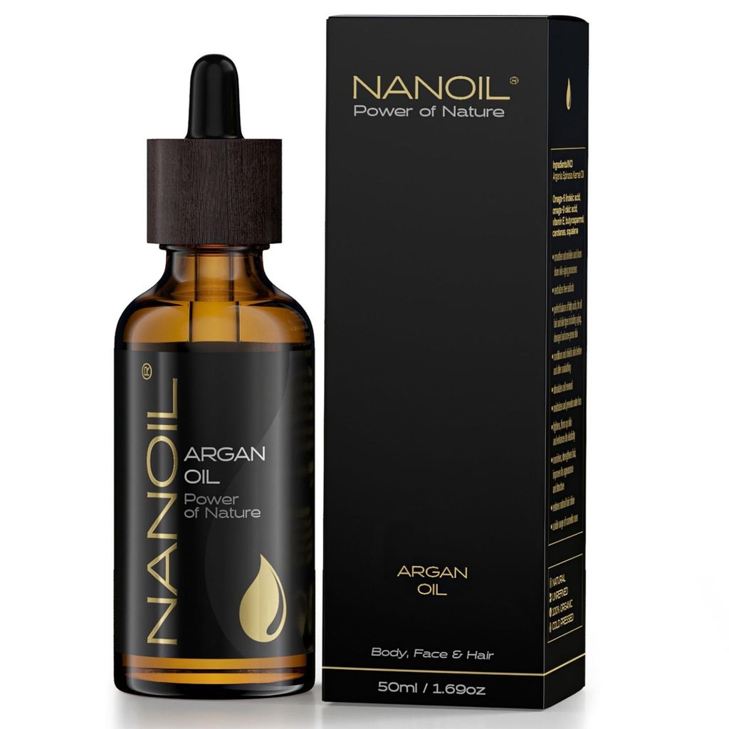 Huile d’Argan Nanoil 50ml - huile d’argan naturelle, Image du produit 