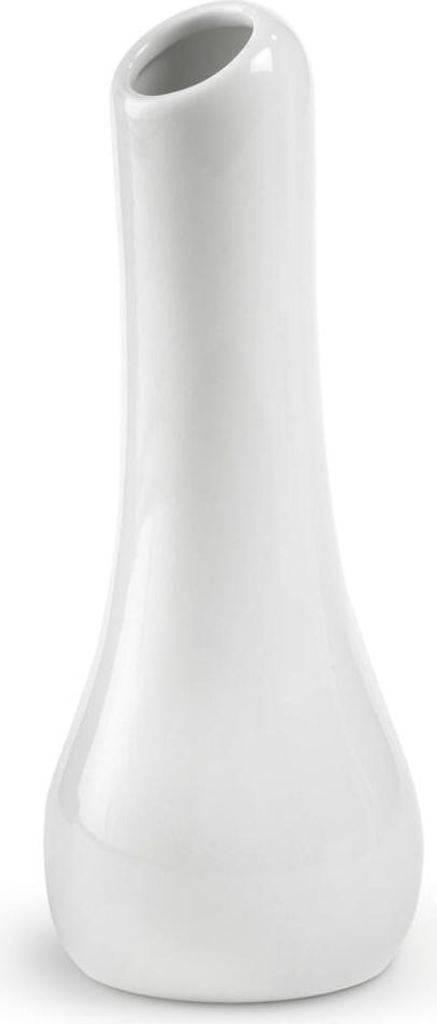 Authentics Snowman Vase, Blumenvase, Porzellan, 18 cm hoch, Weiß, 20048