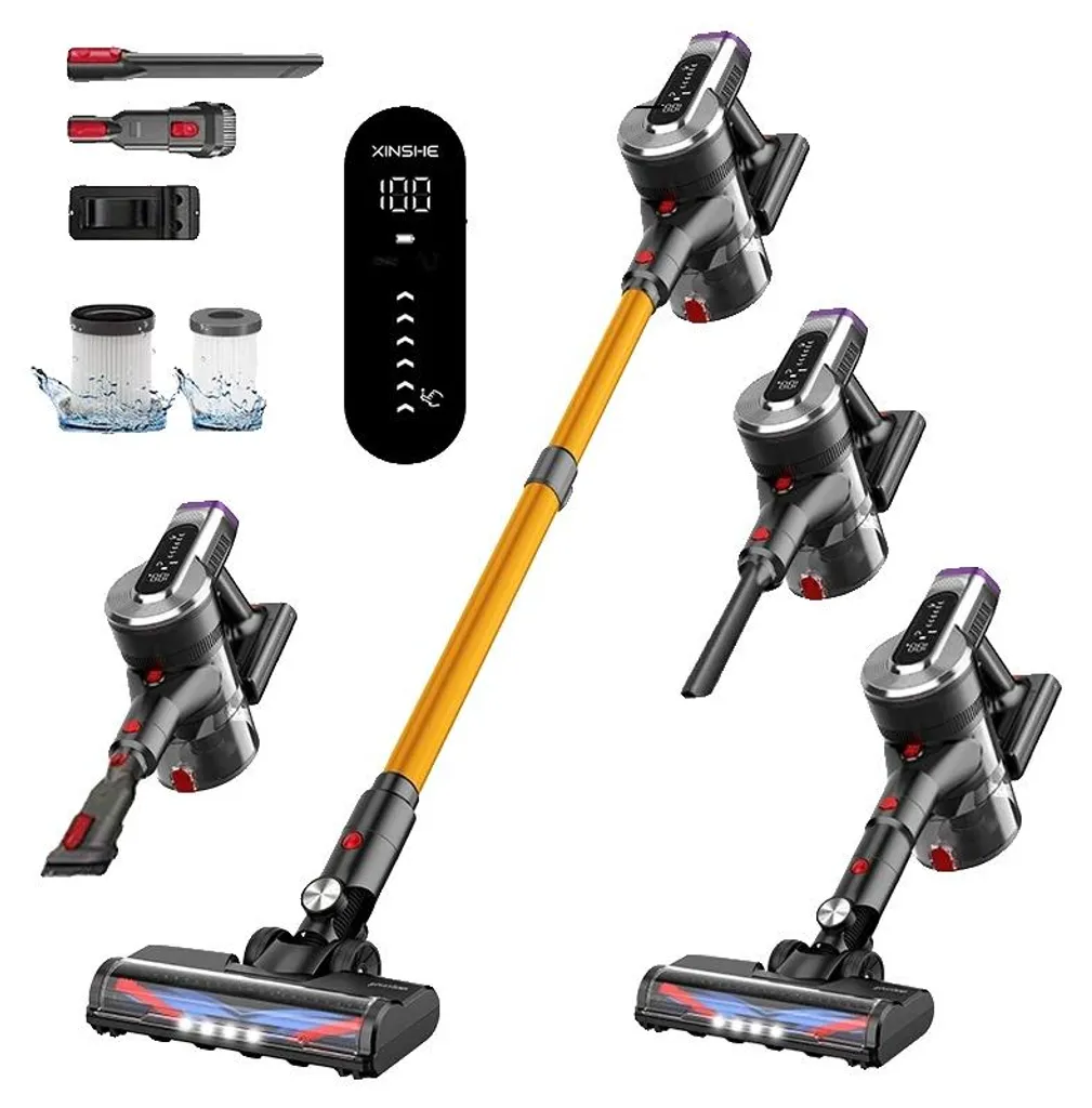 Aspirateur balai sans fil rechargeable 55 kPa pour sols et tapis UE