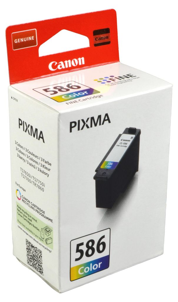 Canon CL-586, Standardertrag, 1 Stück(e), Einzelpackung Produktbild 