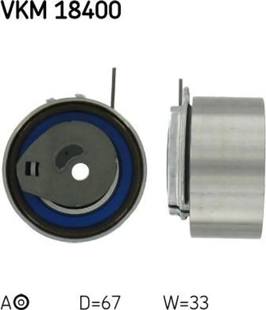 Rouleau tendeur SKF VKM 18400 pour stopper le sifflement moteur