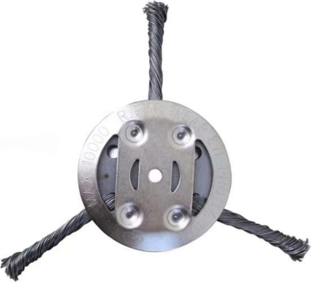 Stahldraht-Freischneider-Trimmerkopf, Grasbürstenschneider, Fadentrimmer-Ersatz zum Entfernen von Moos und Rost